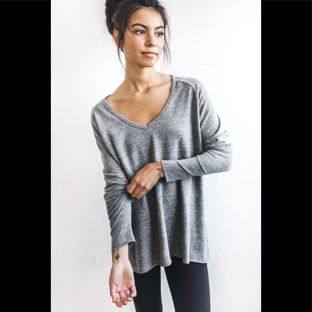 Joah Brown “For Keeps V Neck” Long Sleeve